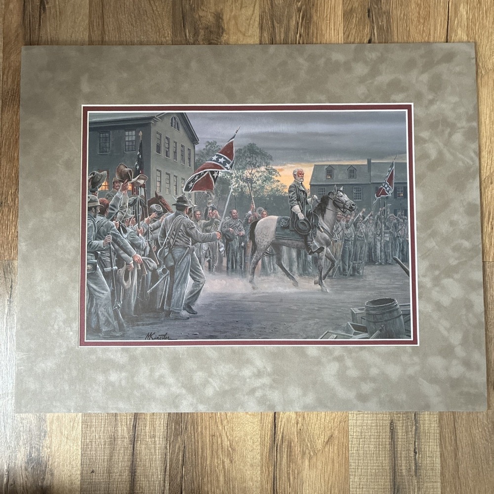 Mort Kunstler Civil War Print - Twilight in Gettysburg Signed Print